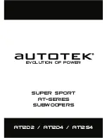 Autotek SUPER SPORT AT12D2 Instruction Manual preview