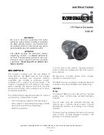 Предварительный просмотр 4 страницы Autronica AutroFlame X98AF Instructions Manual