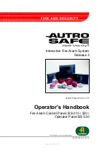 Autronica AutroSafe BS-310 Operator'S Handbook Manual preview