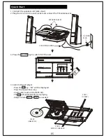 Предварительный просмотр 6 страницы Auvi HI-FI VERTICAL CD/MP3 SHELF SYSTEM MSW1150 Instruction Manual