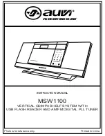 Auvi MSW1100 Instruction Manual preview