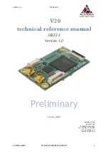 Предварительный просмотр 1 страницы Auvidea 38222-3 Technical Reference Manual