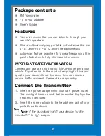 Preview for 2 page of AUVIO 1200962 User Manual