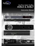 AuviTran Audio ToolBox AVBx3 Instruction Manual предпросмотр