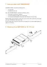 Предварительный просмотр 2 страницы AuviTran AxP-BOB-RACKIT Assembly Manual