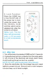 Предварительный просмотр 17 страницы Auvon AS8019 User Manual