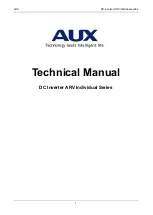 AUX ANB66FVAMT Technical Manual preview