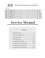 AUX ASW-09A4/E Series Service Manual preview