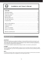 Preview for 34 page of AUX ASW-FH Series Owner'S Manual