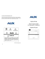 Preview for 1 page of AUX Highcool Series Operation Manuals