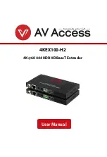 AV Access 4KEX100-H2 User Manual preview