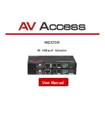 AV Access 4KEX70-R User Manual preview