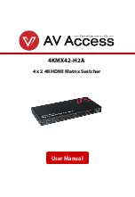 AV Access 4KMX42-H2A User Manual preview