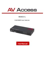 AV Access 4KSW21-L User Manual preview
