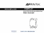 AV Amplivox SW725 User Manual preview