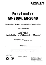 Preview for 1 page of AV-GAD EasyLoader AV-2004 Installation And Operation Manual