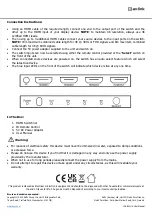 Предварительный просмотр 2 страницы AV Link 128.841UK User Manual