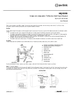 AV Link HQO201 User Manual preview