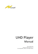 Предварительный просмотр 1 страницы AV Stumpfl UHD Player Manual