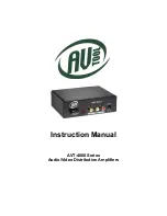 AV TOOL AVT-4000 Series Instruction Manual предпросмотр