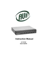 Предварительный просмотр 1 страницы AV TOOL AVT-8120 Instruction Manual