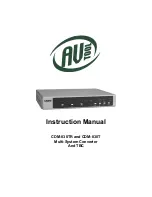 AV TOOL CDM-830T Instruction Manual preview