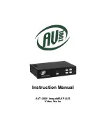 AV TOOL ImageMAX PLUS AVT-3800 Instruction Manual preview