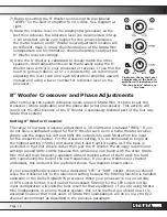 Preview for 12 page of AV123 Strata Mini Loudspeakers Enjoyment Manual