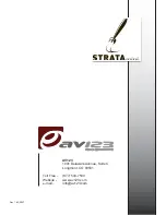 Preview for 16 page of AV123 Strata Mini Loudspeakers Enjoyment Manual