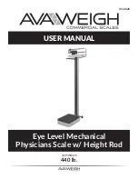 AVA WEIGH 334MSB440 User Manual preview