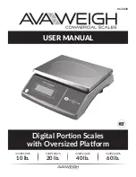 Предварительный просмотр 1 страницы AVA WEIGH 334PC10OS User Manual