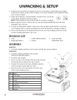 Предварительный просмотр 4 страницы AVA WEIGH 334PCS15 User Manual