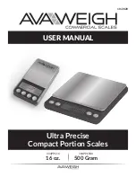 AVA WEIGH 334PPC16 User Manual предпросмотр