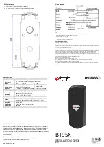 Preview for 1 page of Ava bqt miPASS BT95 Series Installation Manual