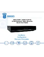 Предварительный просмотр 1 страницы Avacom NVR-5116P-V3 Quick Start Manual