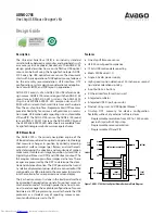 Preview for 1 page of Avago ADNK-2703 Design Manual