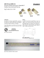 Предварительный просмотр 1 страницы Avago AFBR-1012 Application Note