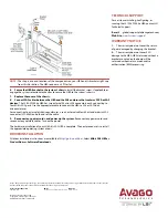 Предварительный просмотр 2 страницы Avago LSI SAS 9200-8e Quick Installation Manual