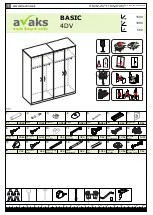 avaks nabytok BASIC 4DV Assembly Instructions предпросмотр