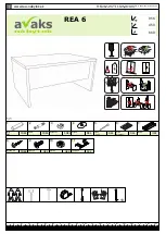 Preview for 1 page of avaks nabytok REA 6 Assembly Instructions