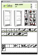 Предварительный просмотр 1 страницы avaks nabytok REA AMY 24 Assembly Instructions