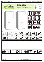 avaks nabytok REA AMY 29/135 Assembly Instructions предпросмотр