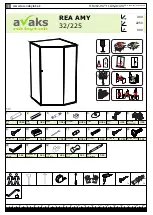 avaks nabytok REA AMY 32/225 Assembly Instructions предпросмотр