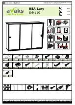 avaks nabytok REA Lary S6/110 Assembly Instructions предпросмотр