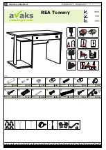 avaks nabytok REA Tommy Assembly Instructions предпросмотр