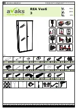 Preview for 1 page of avaks nabytok REA Vesti 3 Assembly Instructions Manual