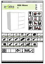 avaks nabytok REA Wave 6 Assembly Instructions Manual preview