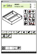 avaks nabytok ROXI korpus 180 Assembly Instructions предпросмотр