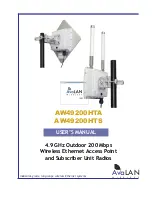 AvaLAN AW49200HTA User Manual preview