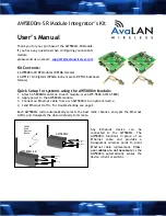 Предварительный просмотр 1 страницы AvaLAN AW5800m-SR User Manual